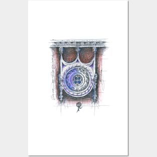 QUINTA DA REGALEIRA . QR sketch. window Posters and Art